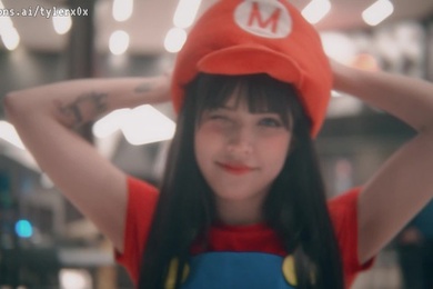 超级马里奥美女的暴露癖